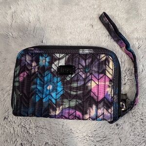 LUG Rodeo Wallet Wristlet~Bloom Black~New without tags